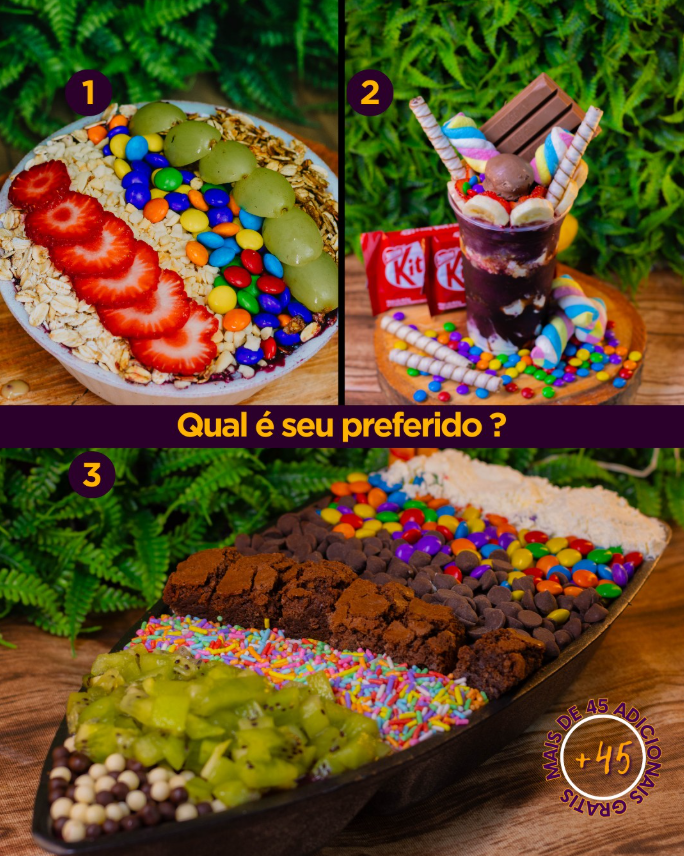Qual é seu preferido? Açaí Prime
